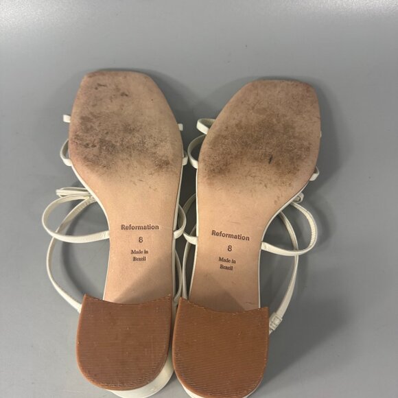 Reformation Elodie Block Heeled Sandals  Elodie Block Heeled Sandals, Size 8 - Picture 11 of 14